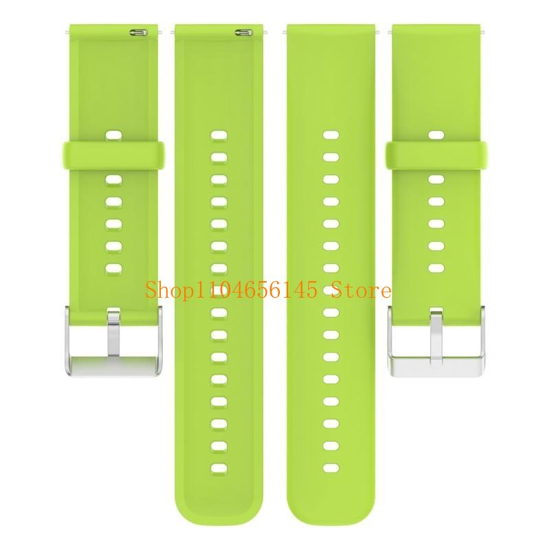 Silicone Watch Band 22Mm - 652F Silicone Wrist Strap Sweatproof Wearable