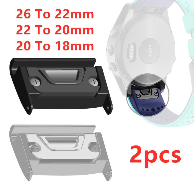 2pcs Watch Band Adapters 26mm  - Silicone Watch Band 22Mm ulasan dan harga