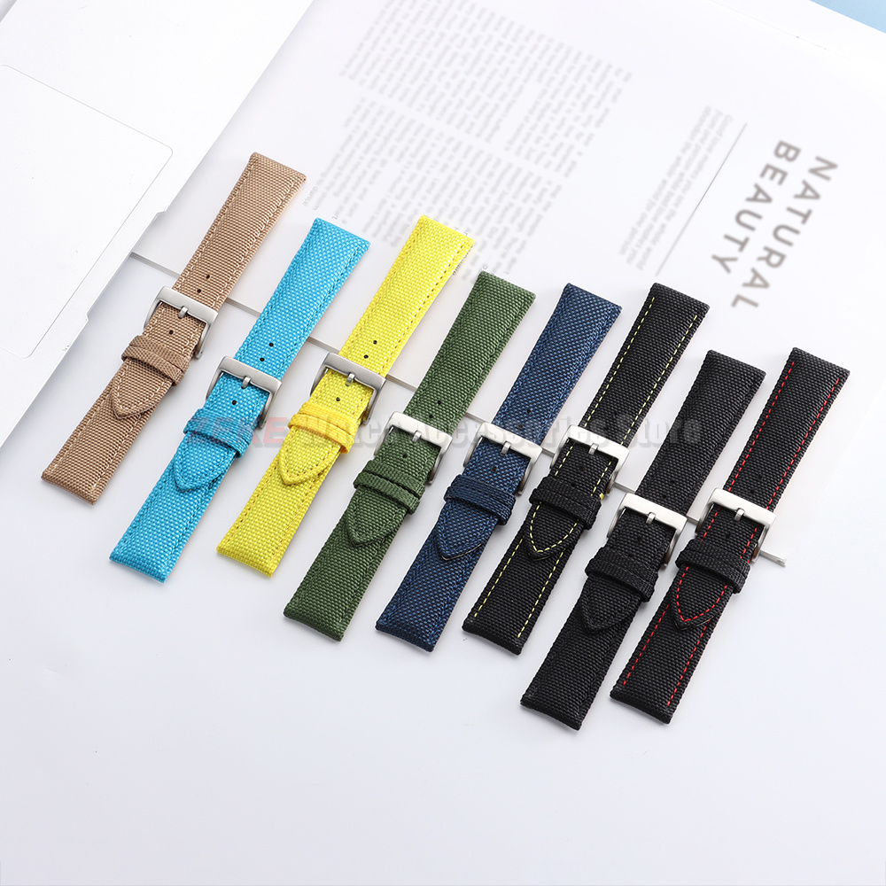 Waterproof Sailcloth Watch Ban - Leather Strap Quick Release ulasan dan harga