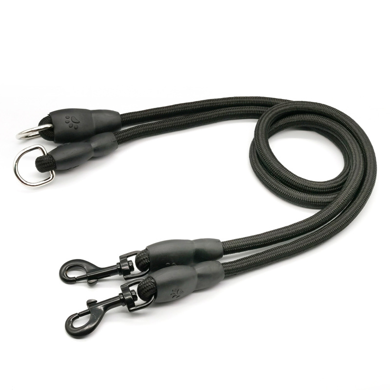 Dog Leash Double Leashes for D - Leather Strap Quick Release ulasan dan harga