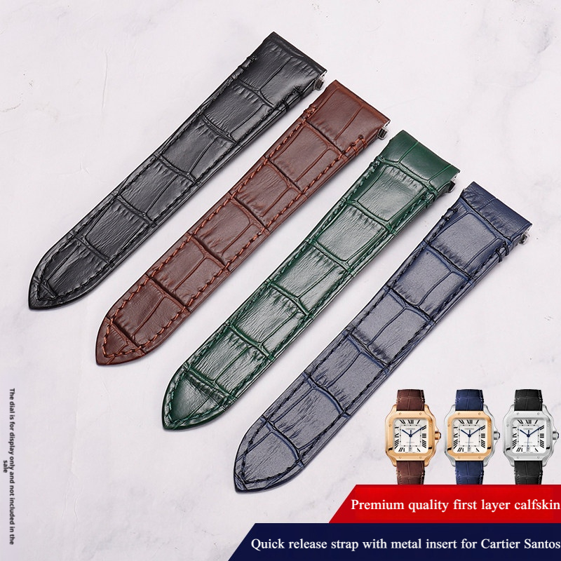 High Quality Cowhide Leather W - Cartier Watch Santos ulasan dan harga