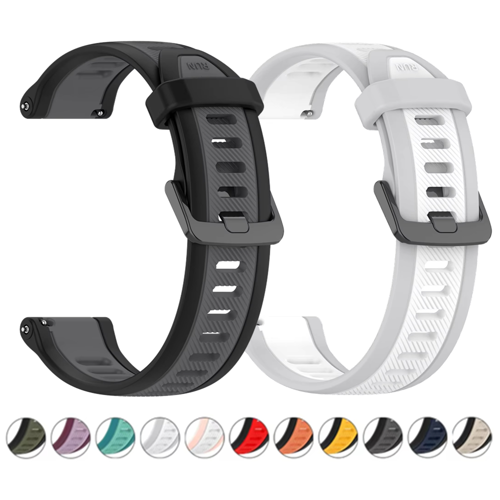 22mm 20mm 18mm Texture Silicon - Silicone Watch Band 22Mm ulasan dan harga