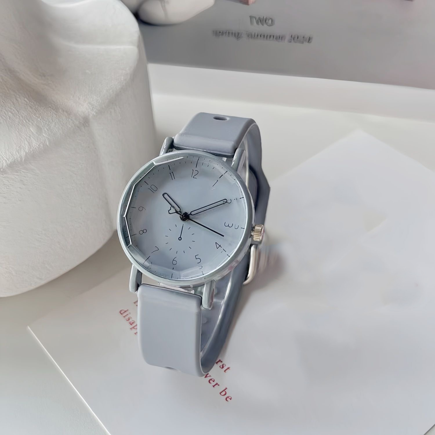Fashion Arabic Dial Women Quar - Silicone Band Women ulasan dan harga