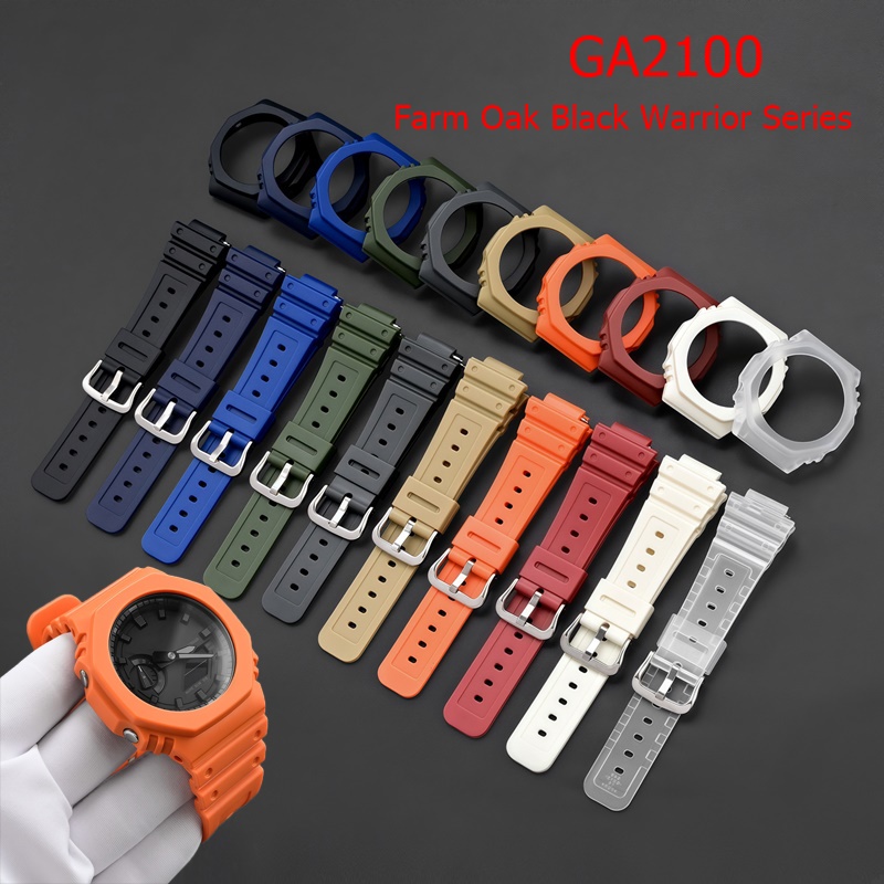 Resin Strap for Casio Farm Oak - Casio Watch G-Shock Ga-2100 ulasan dan harga