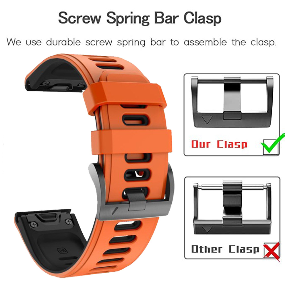 Replacement Watchbands 22mm 26 - Silicone Watch Band 22Mm ulasan dan harga