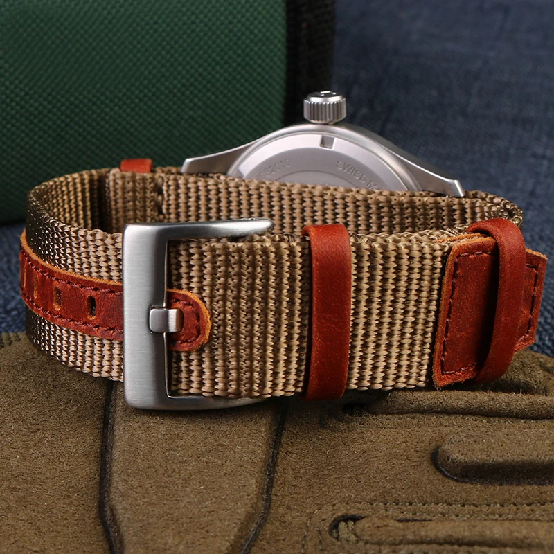 High quality  Nylon 20mm 22mm  - Nato Strap Nylon ulasan dan harga