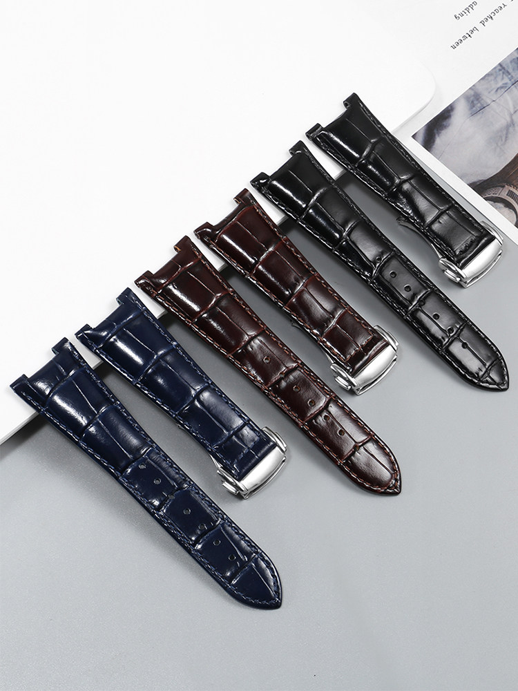Watch Strap Leather Men's Suit - Omega Watch Constellation ulasan dan harga
