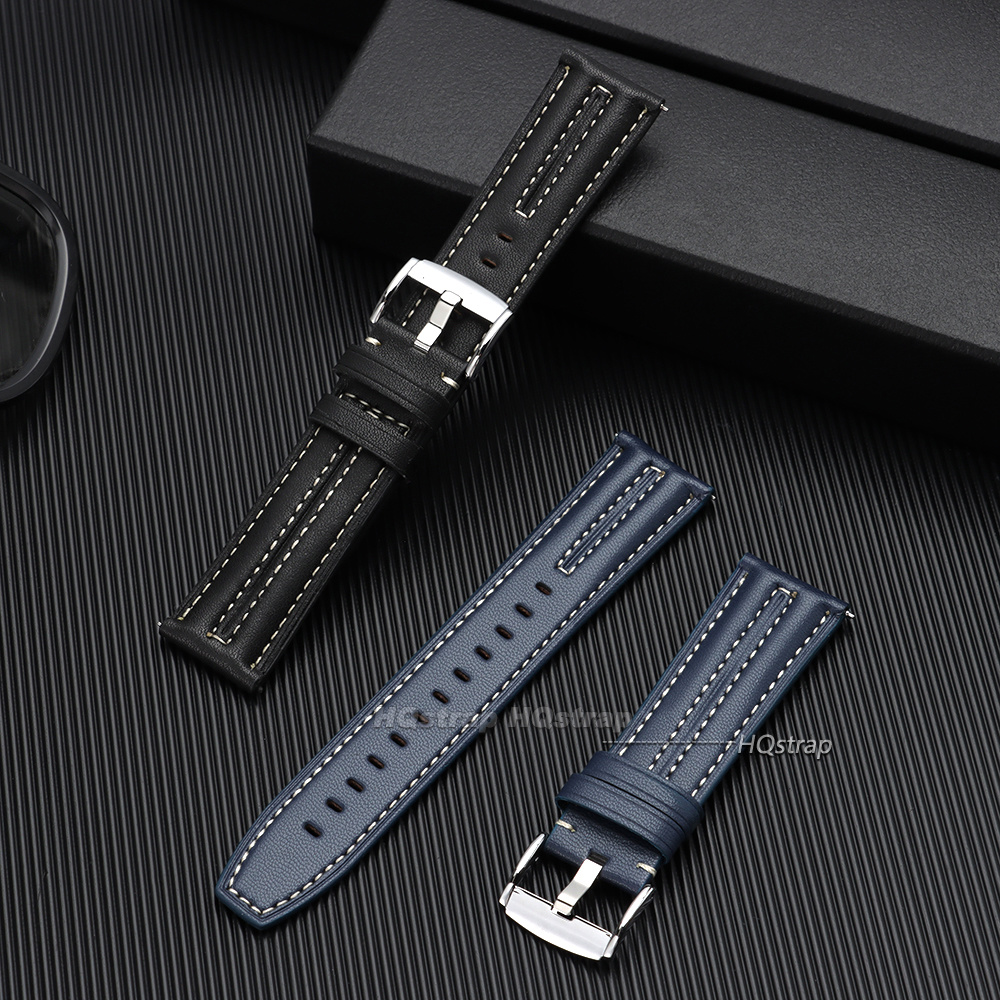 22mm Retro Calfskin Leather St - Leather Strap Quick Release ulasan dan harga