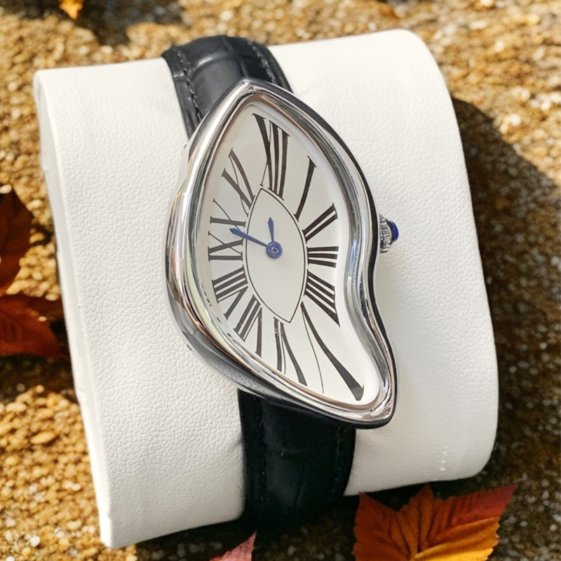 Medieval alien watches melt an - Leather Watch Band Men ulasan dan harga
