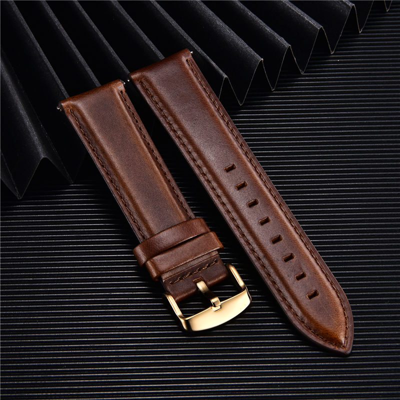 High Quality Genuine Leather W - Leather Strap Quick Release ulasan dan harga