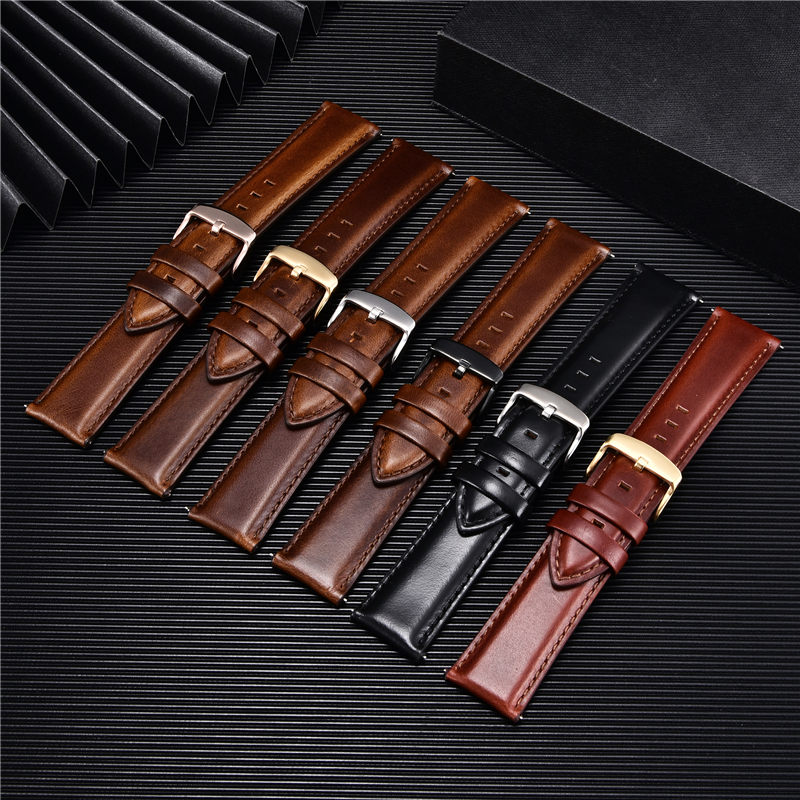 High Quality Genuine Leather W - Leather Strap Quick Release ulasan dan harga
