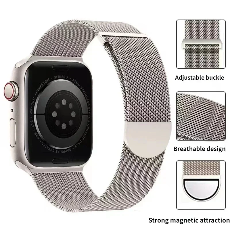 Magnetic Loop Strap For Apple  - Milanese Loop Magnetic ulasan dan harga