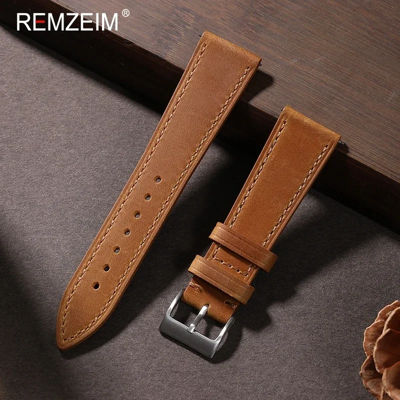 Crazy Horse Quick Release Leat - Leather Strap Quick Release ulasan dan harga