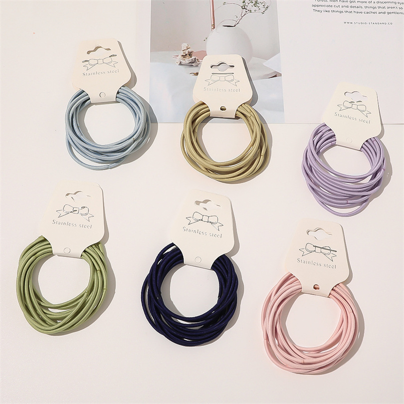 10PCS Women Girls Simple Basic - Silicone Band Women ulasan dan harga