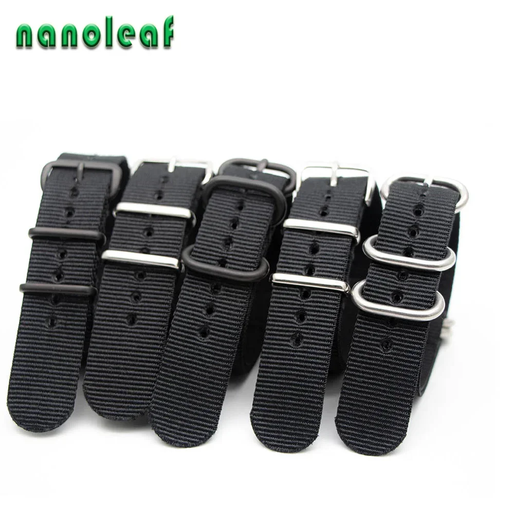 Black Nylon Watch Band For Mec - Nato Strap Nylon ulasan dan harga