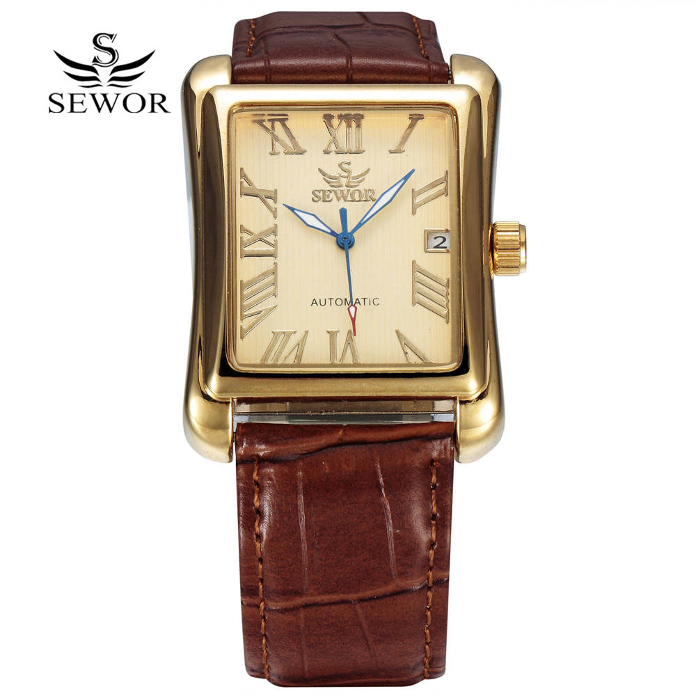 SEWOR Top Brand Luxury Men Wat - Cartier Watch Santos ulasan dan harga