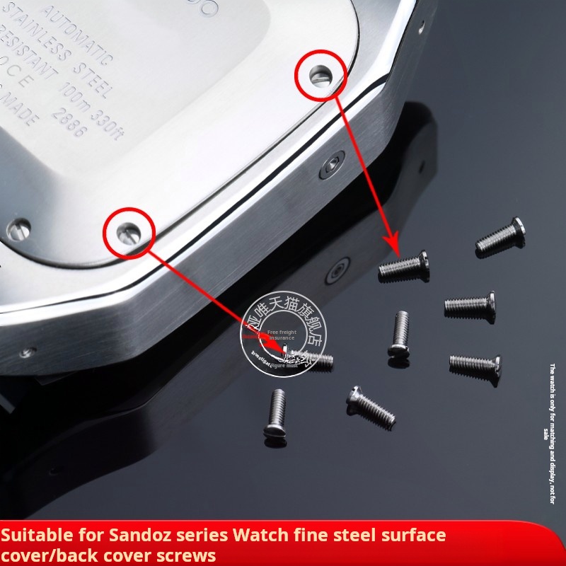 Solid Stainless steel Screw Fo - Cartier Watch Santos ulasan dan harga