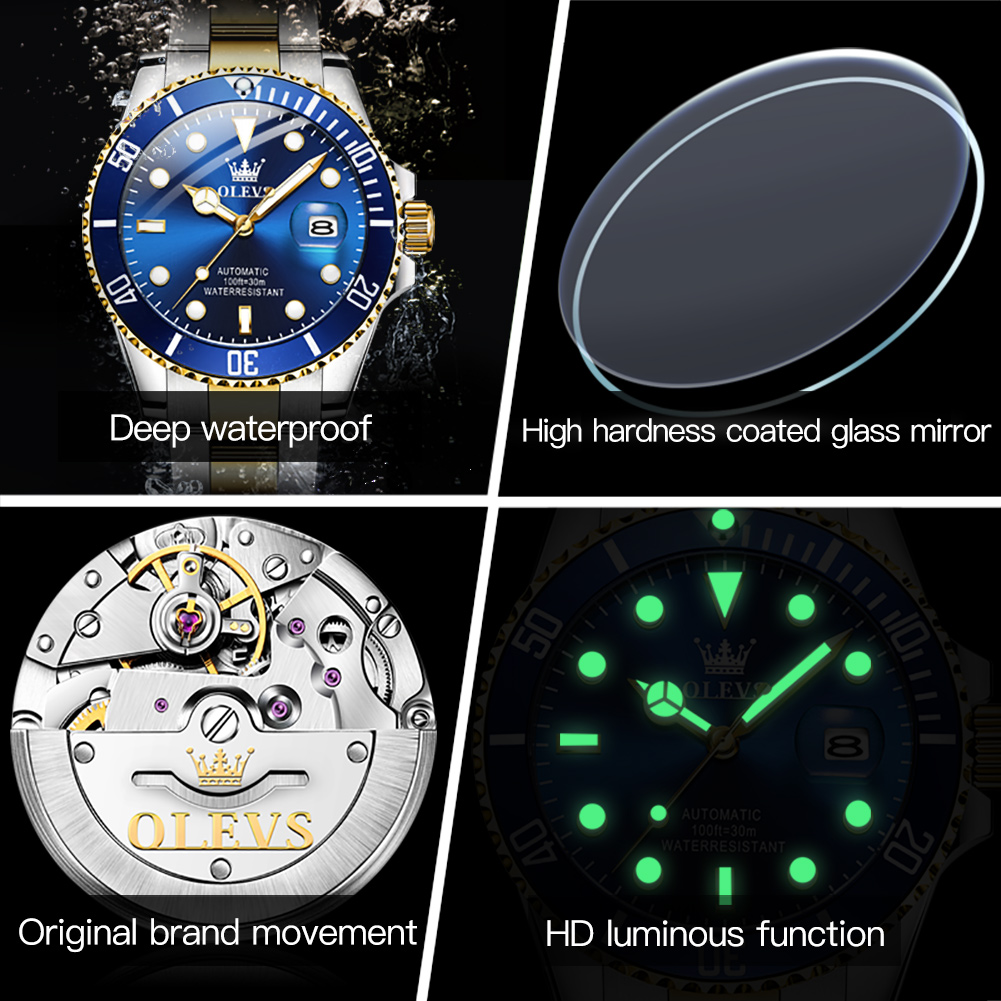 OLEVS 6650 Men Watch Classic O - Cartier Watch Tank ulasan dan harga
