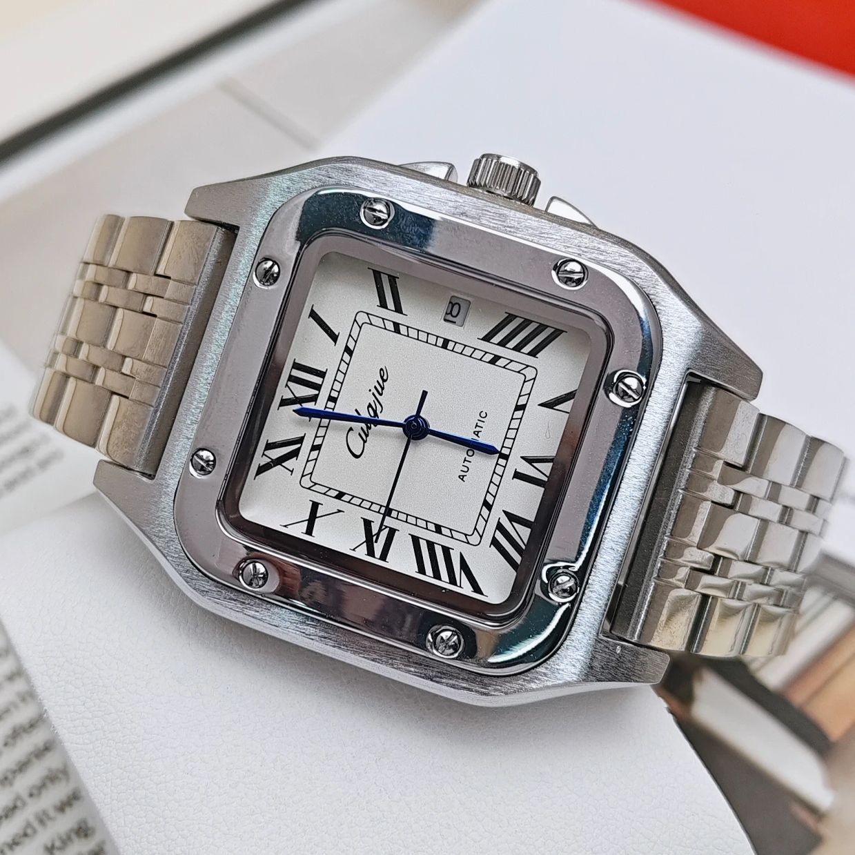 Top Luxury Business Men's Watc - Cartier Watch Tank ulasan dan harga