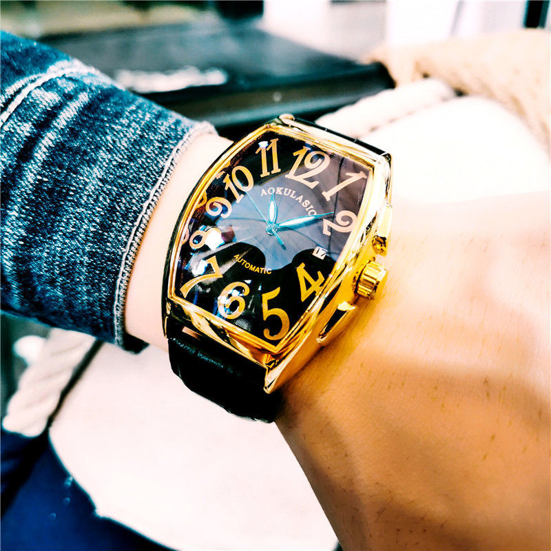 Luxurious Men's Mechanical Wat - Cartier Watch Tank ulasan dan harga