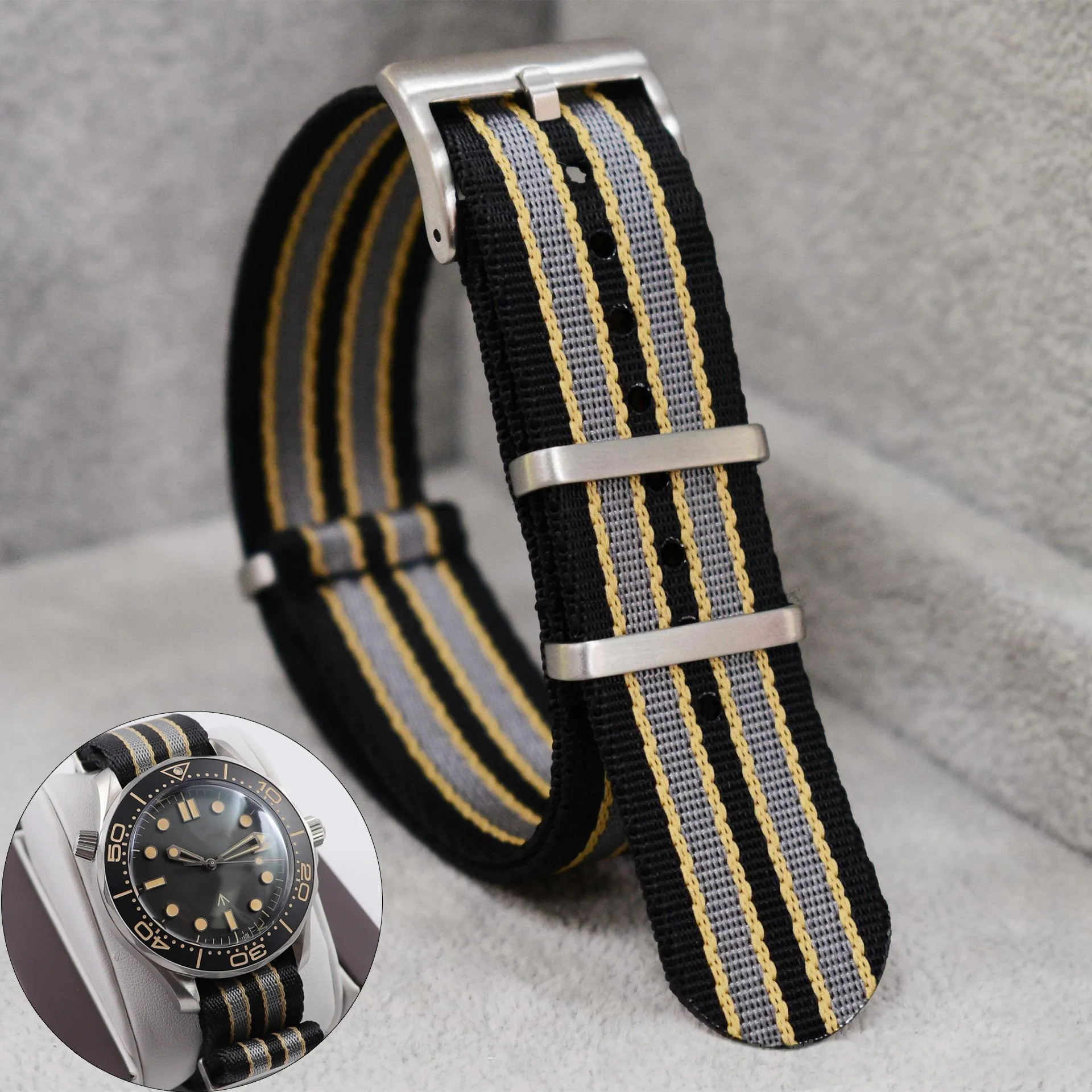 20mm Nylon Watch Strap for Ome - Nato Strap Nylon ulasan dan harga