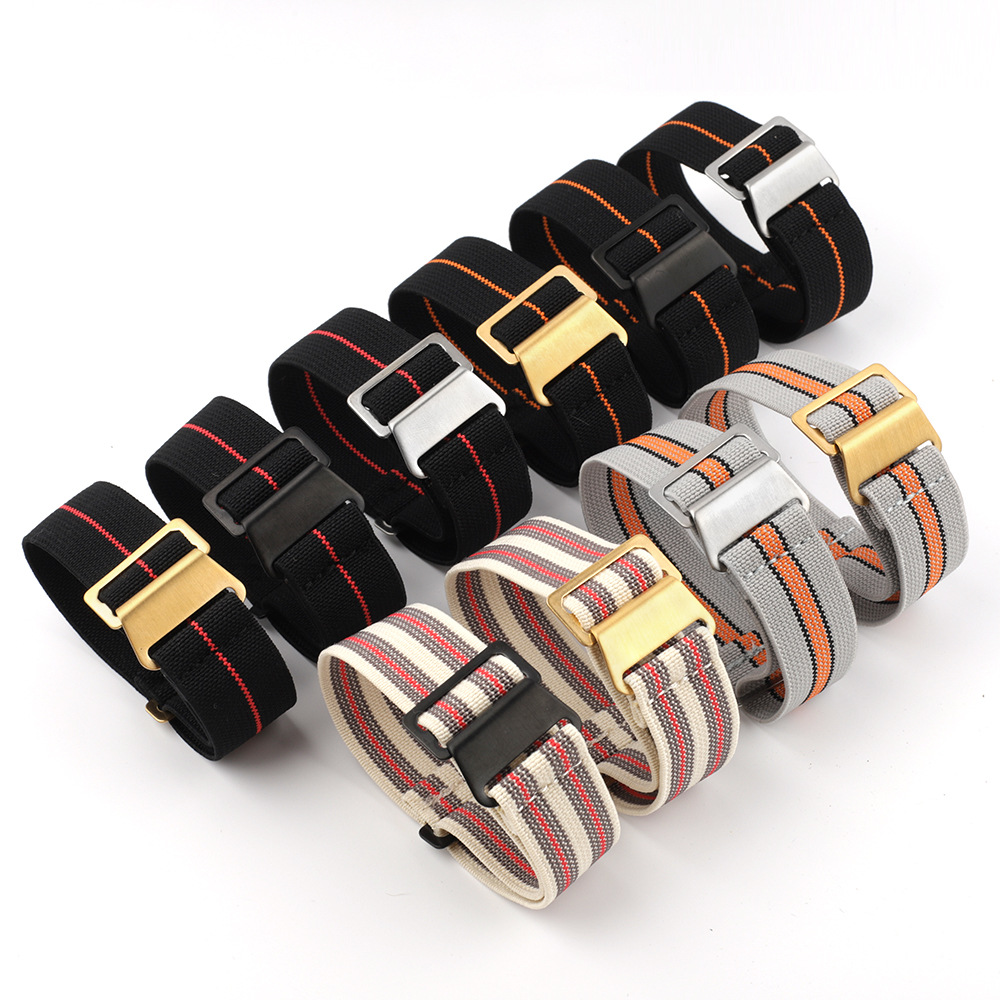 Parachute Nylon Watch Band 18m - Parachute Strap Elastic ulasan dan harga